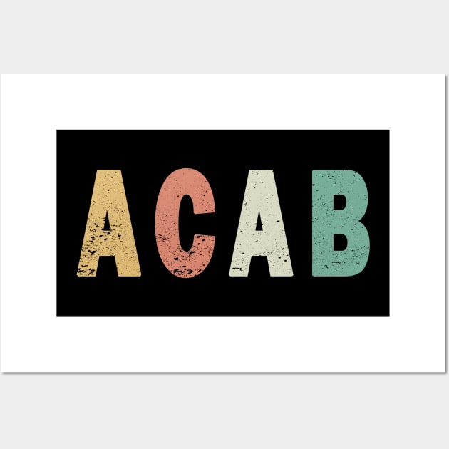 ACAB vintage colors Wall Art by valentinahramov